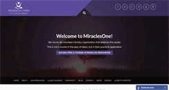 Desktop Screenshot of miraclesone.org